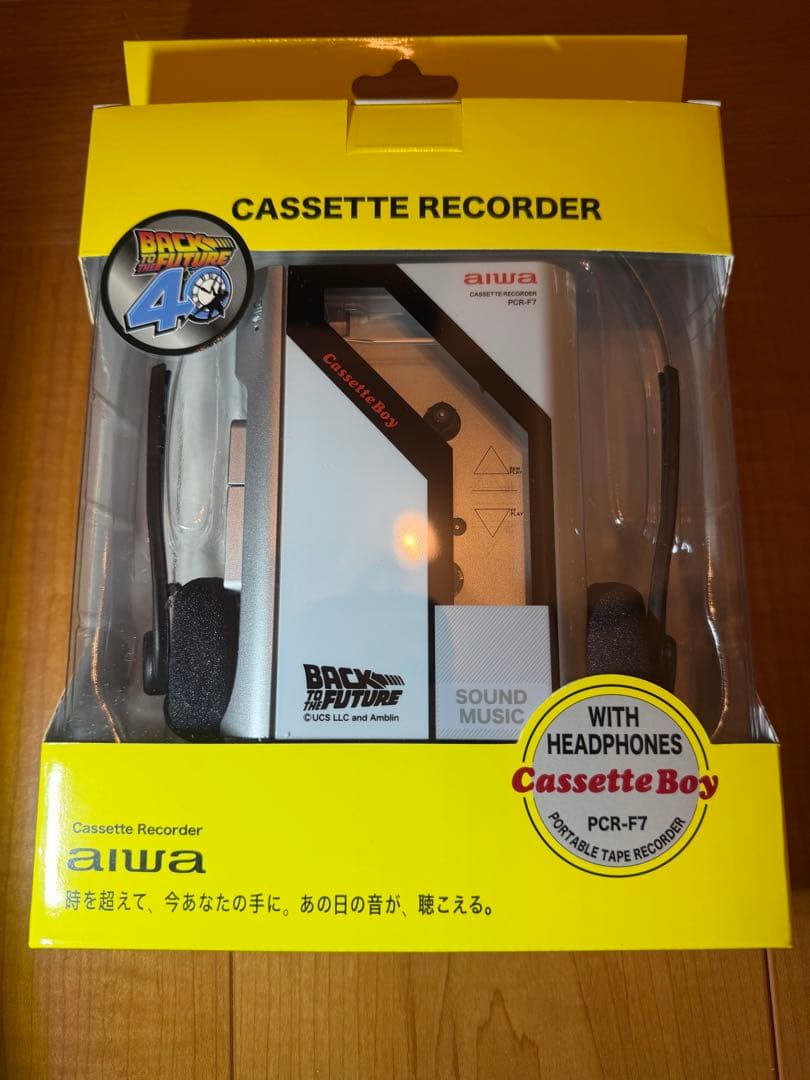バックトゥザフューチャー ドンキコラボ　ポータブルカセットプレイヤー aiwa