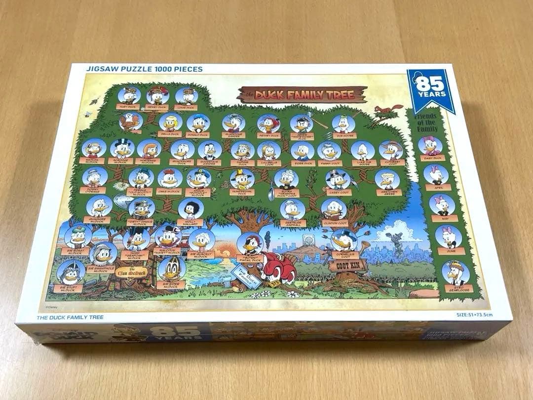 「THE DUCK FAMILY TREE 」1000ピース　ジグソーパズル