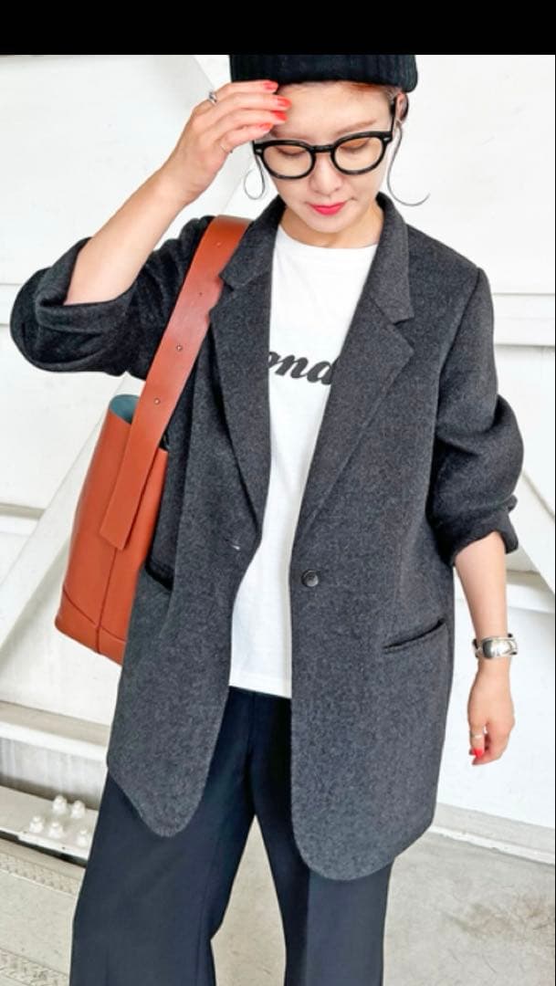 スピックアンドスパン S120ロングジャケット　36