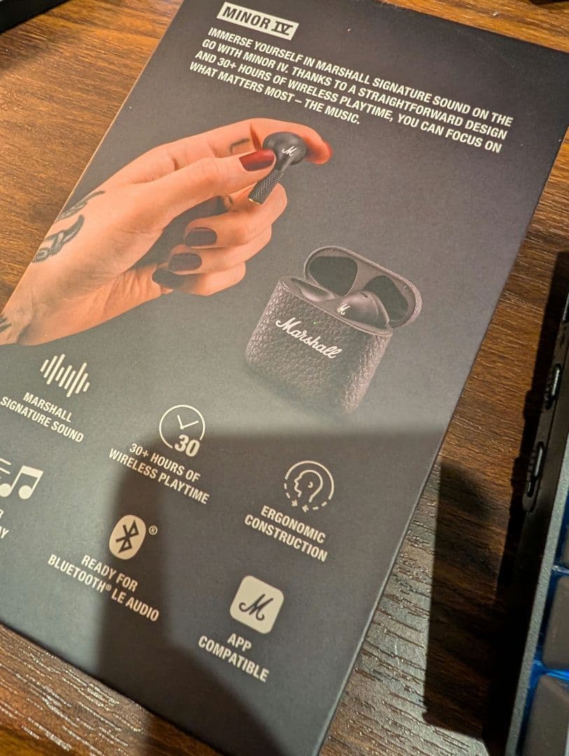 【本日限定】Marshall Minor IV Bluetoothイヤホン