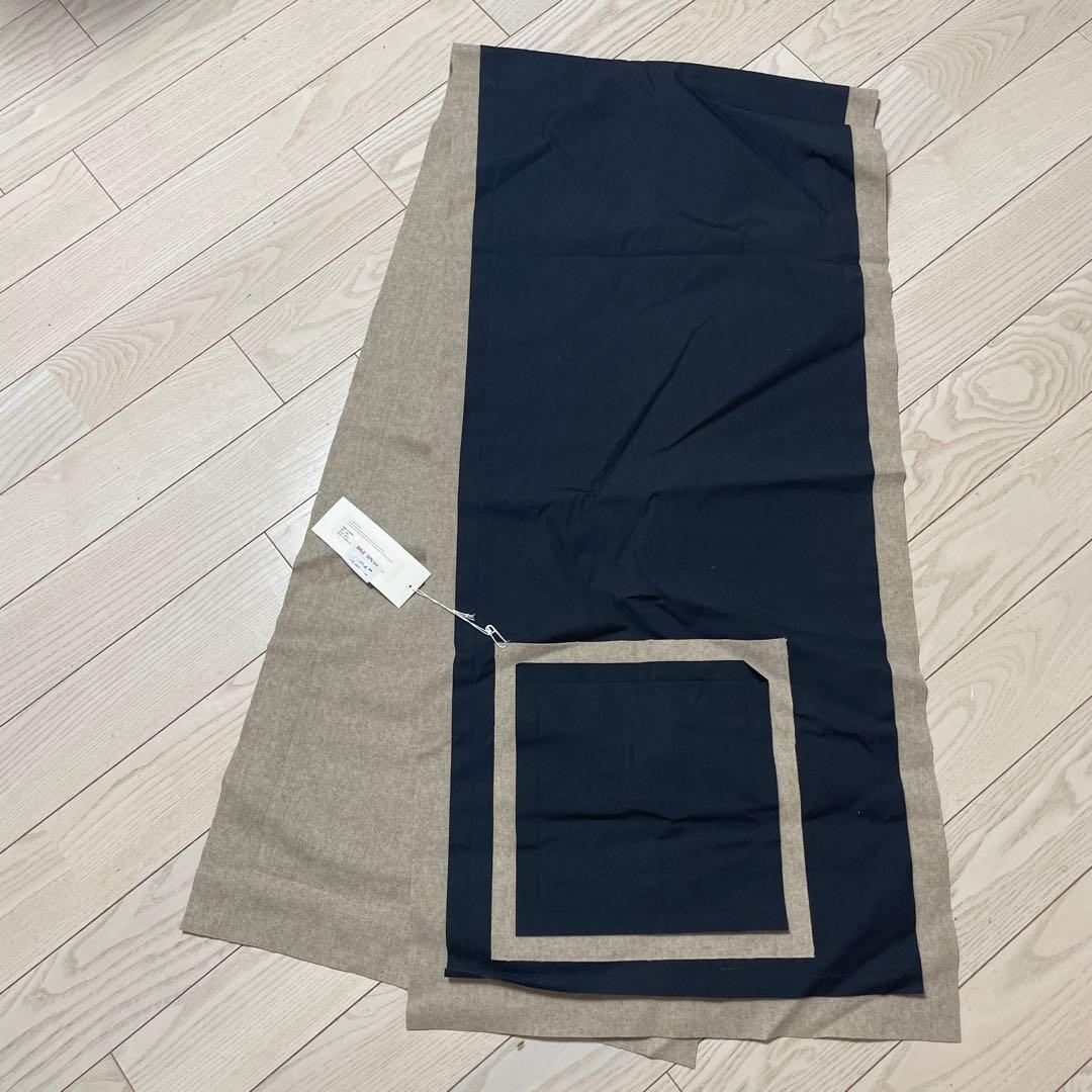 mybeautifullandlet 異素材切替ビッグストール変形ケープ