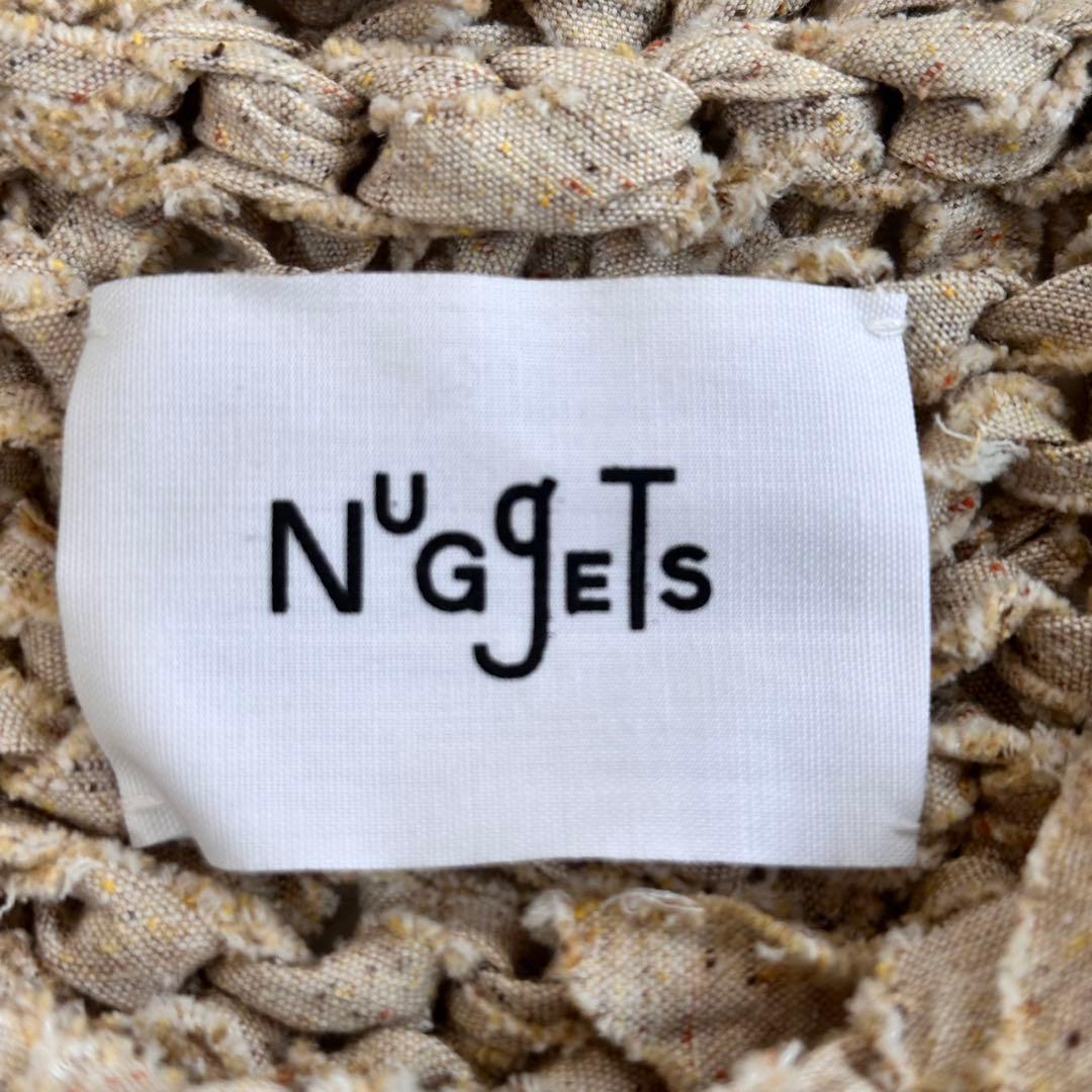 NuGgETS 再構築 ニット プルオーバー ざっくり 厚手トップス コットン