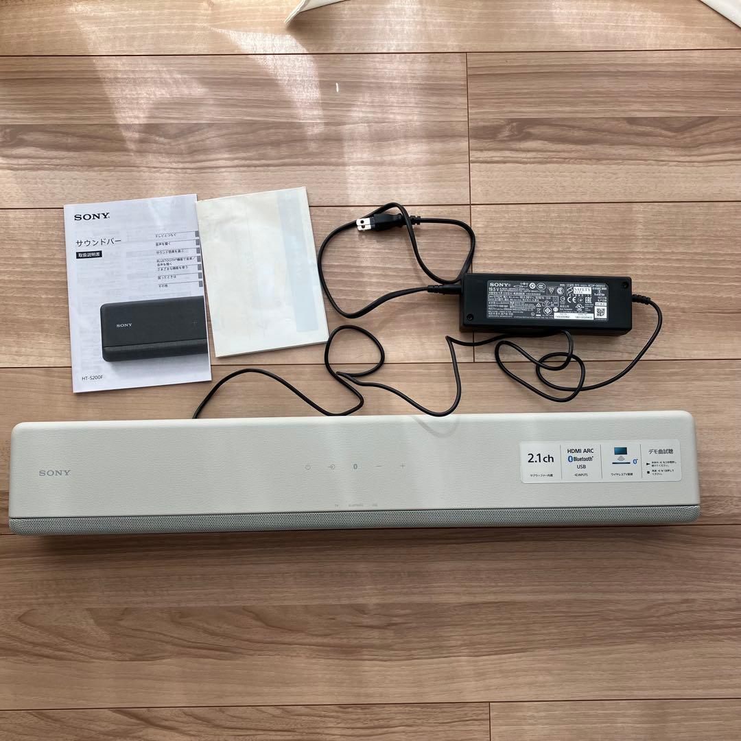 SONY サウンドバー　HT- S200F ホワイト