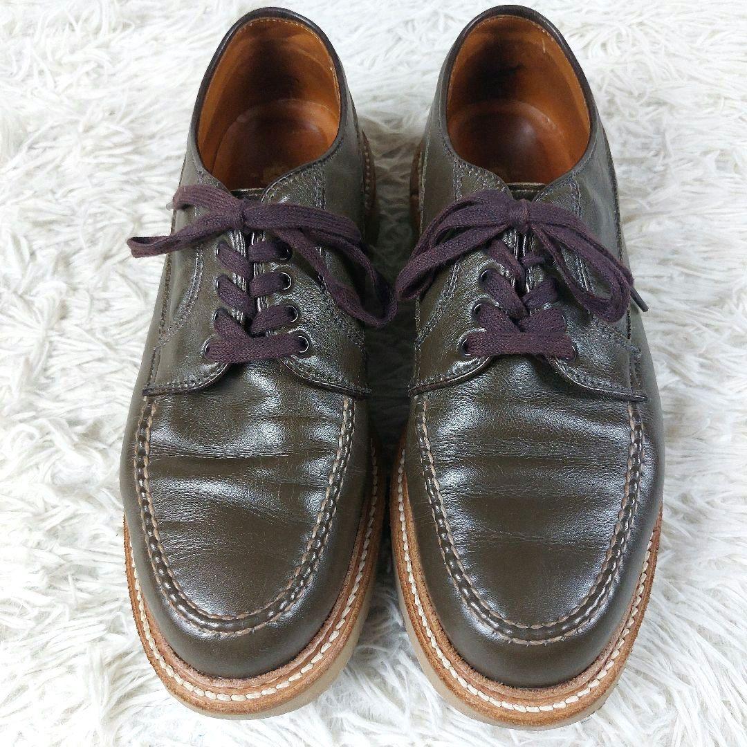 美品箱付 Alden トゥモローランド別注 レンジャーモック 革靴レザーシューズ