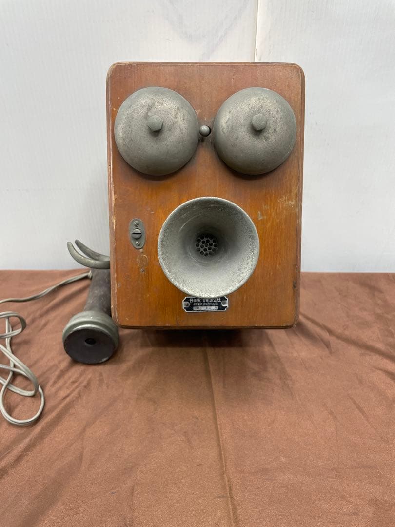 希少⭐︎デルビル電話機　昭和レトロ　アンティーク　ジャンク　古物　電話機