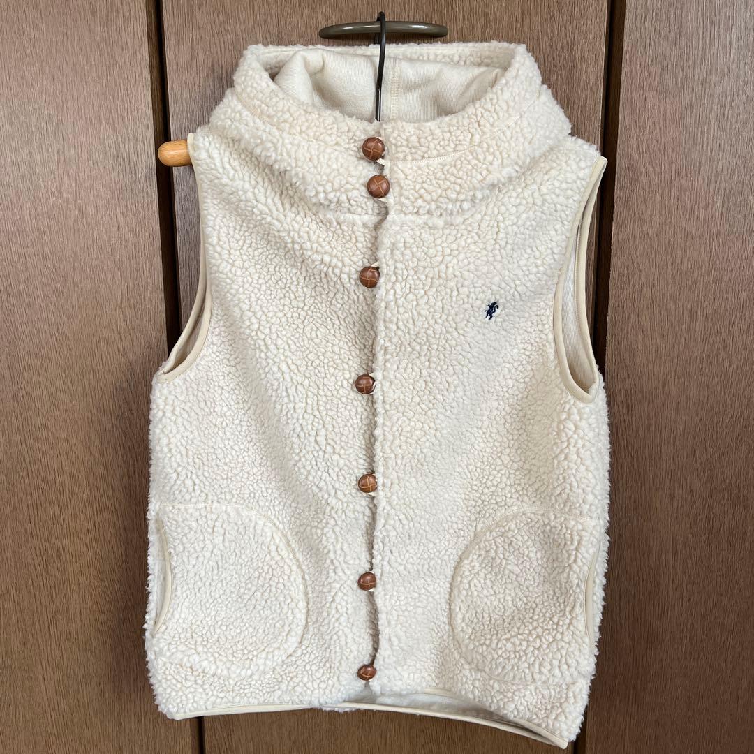 ぽくんジムフレックスアイボリーボアベスト サイズ16
