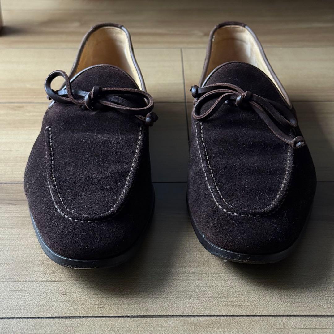 サントーニ モカシン ダークブラウン サイズ7