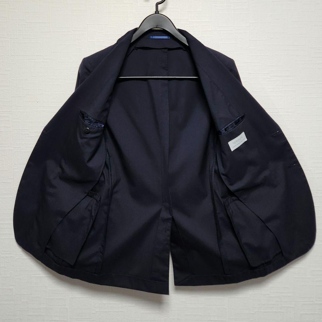 トゥモローランド　スーツ（美品、ネイビー、サイズ42、ウール100%）
