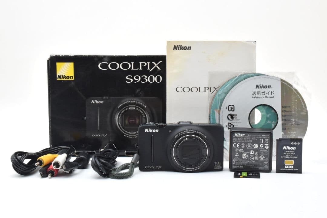 【極美品】Nikon COOLPIX S9300 ブラック　動作確認済
