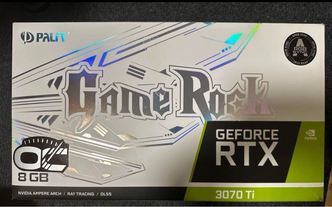 美品 Palit GeForce RTX 3070 Ti GameRock