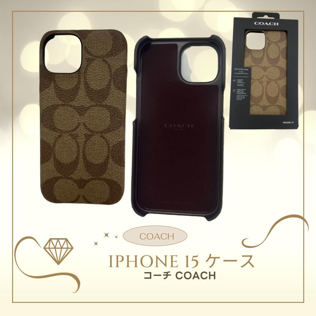 ◆新品◆ COACH IPHONE 15 ケース CO-415