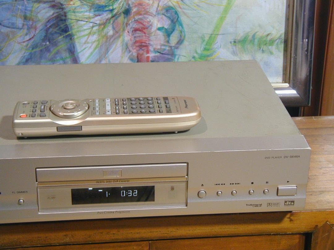 ★パイオニア、DVD CDプレーヤー「DV-S646A」動作良好です。