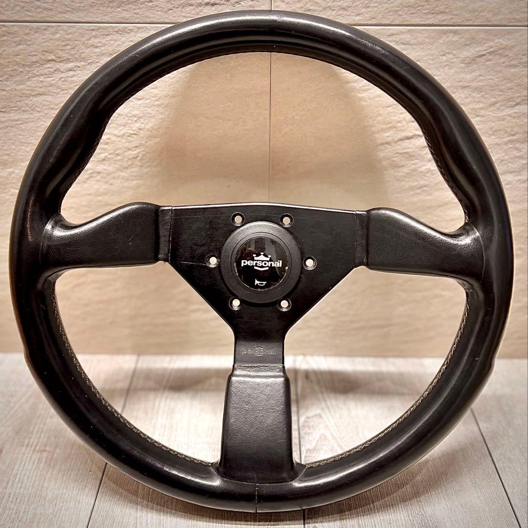 personal ステアリング 350mm 当時物