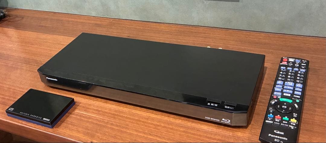パナソニック ブルーレイレコーダー DMR-BRW500+1TB HDDセット