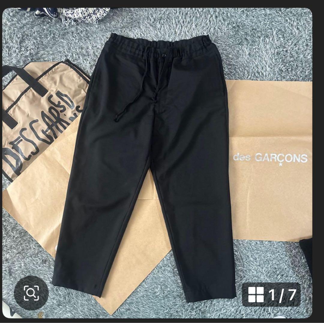 comme des GARÇONS 黒スラックスとTシャツセット お買い得セール