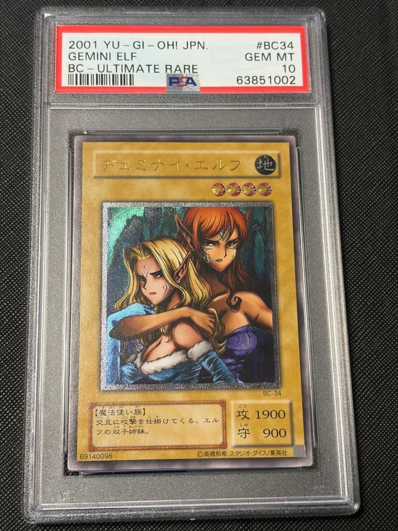 ヂェミナイエルフ　レリーフ　psa10