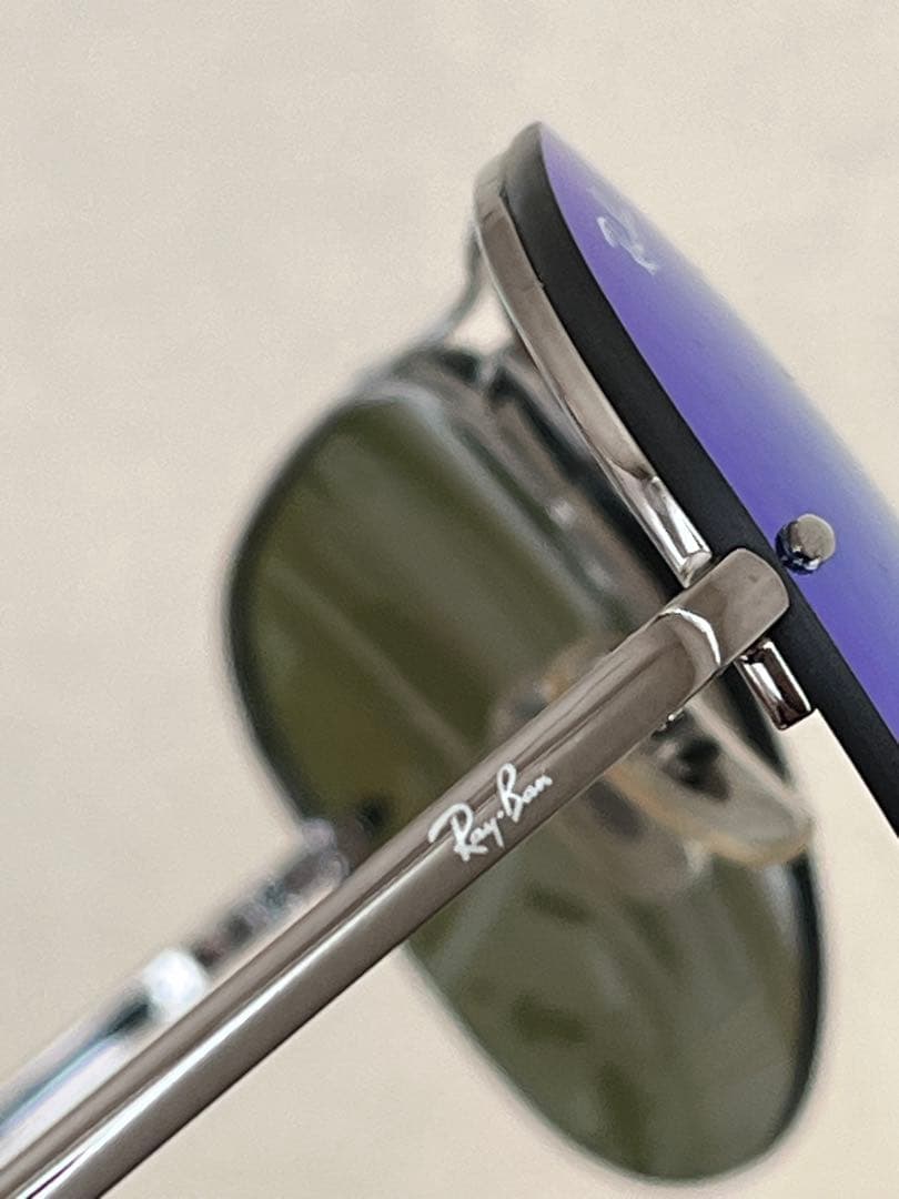 【極美品】Ray-Ban⭐︎レイバン サングラス ティアドロップ ブルーミラー