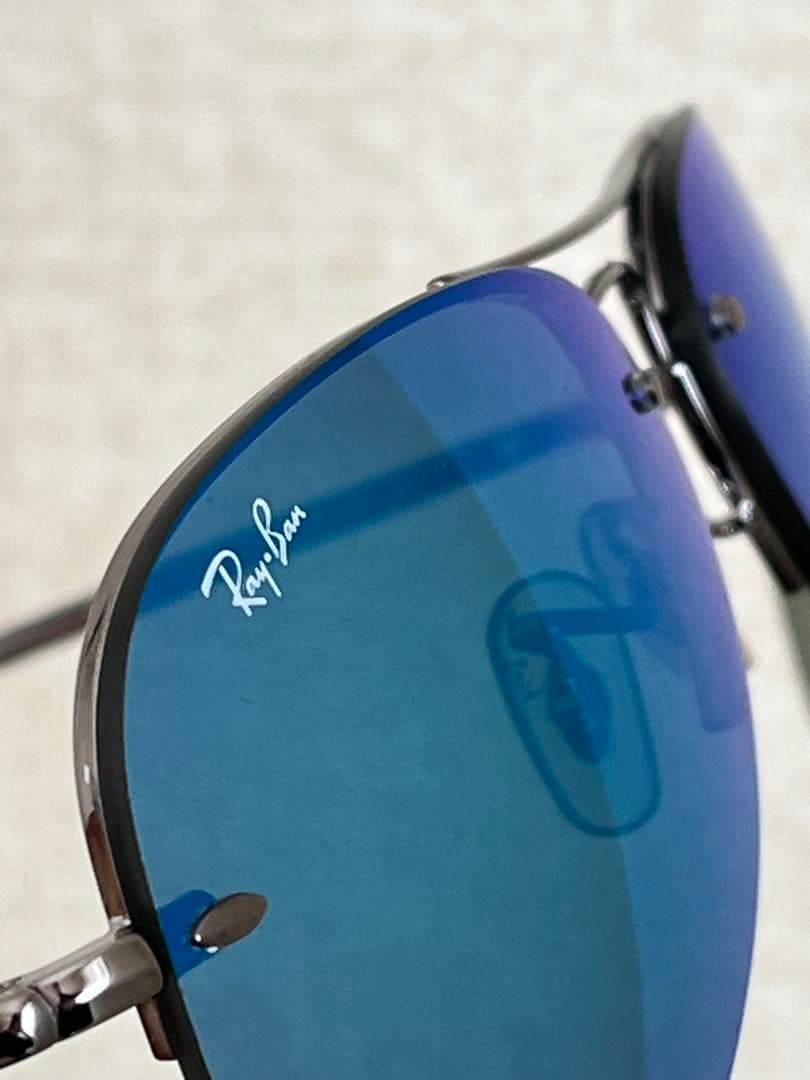 【極美品】Ray-Ban⭐︎レイバン サングラス ティアドロップ ブルーミラー
