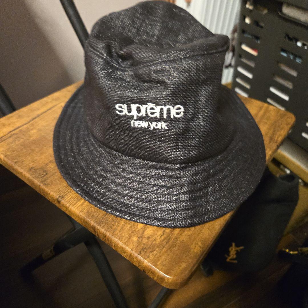 supreme バケットハット M/L 黒