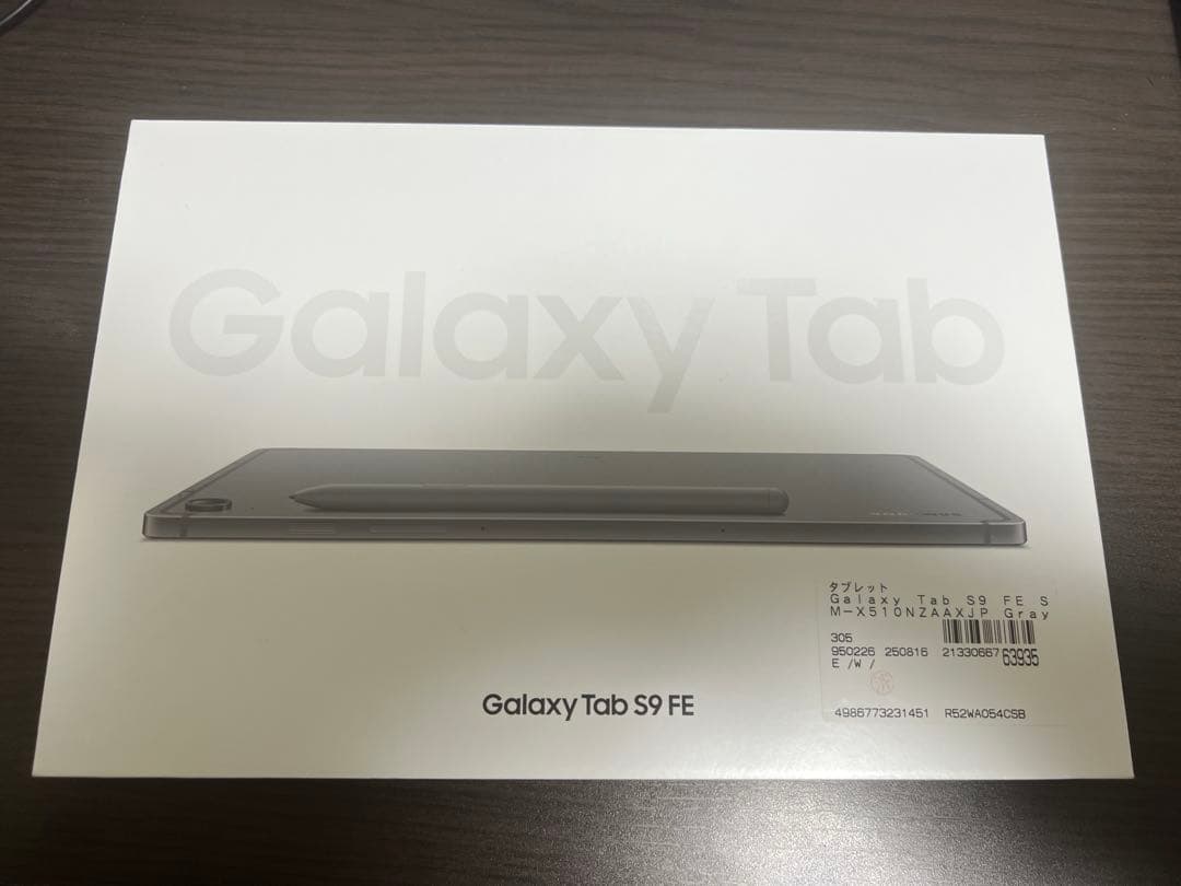 Androidタブレット本体 Samsung Galaxy Tab s9 fe