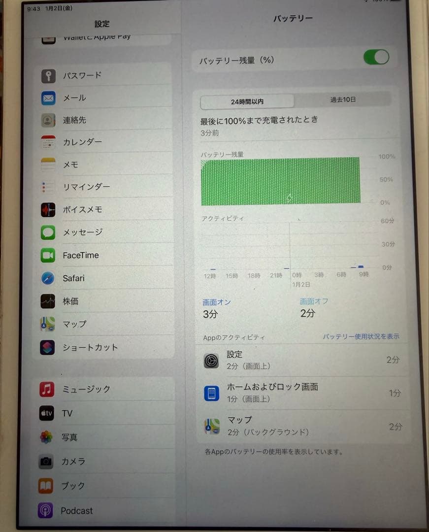Apple iPad mini128G 第4世代シルバー