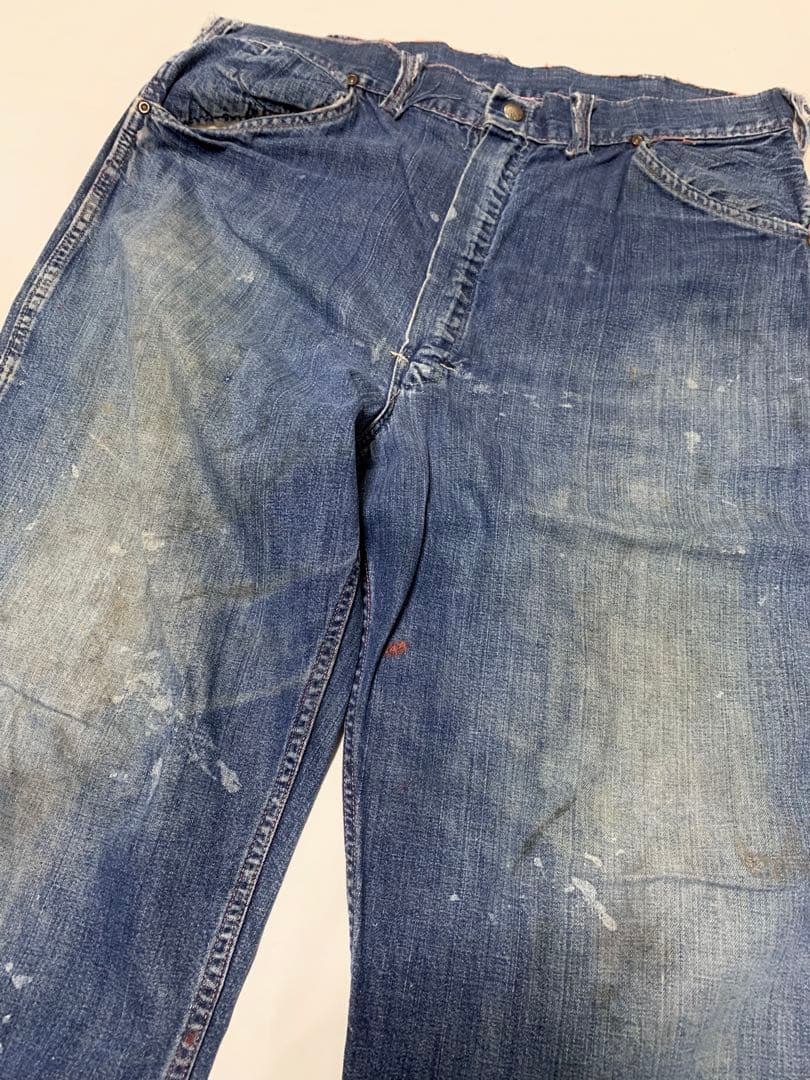50s デニムペインターパンツペンキヴィンテージ古着ワークビッグマックヘラクレス