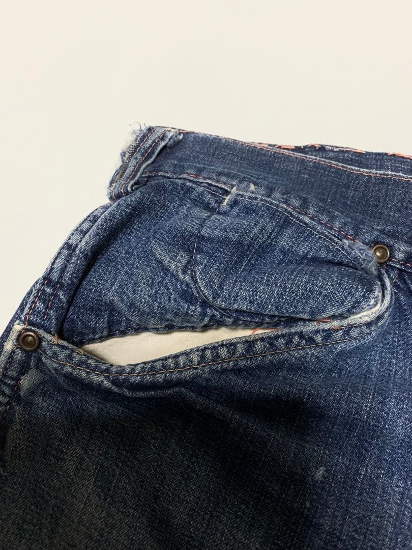 50s デニムペインターパンツペンキヴィンテージ古着ワークビッグマックヘラクレス