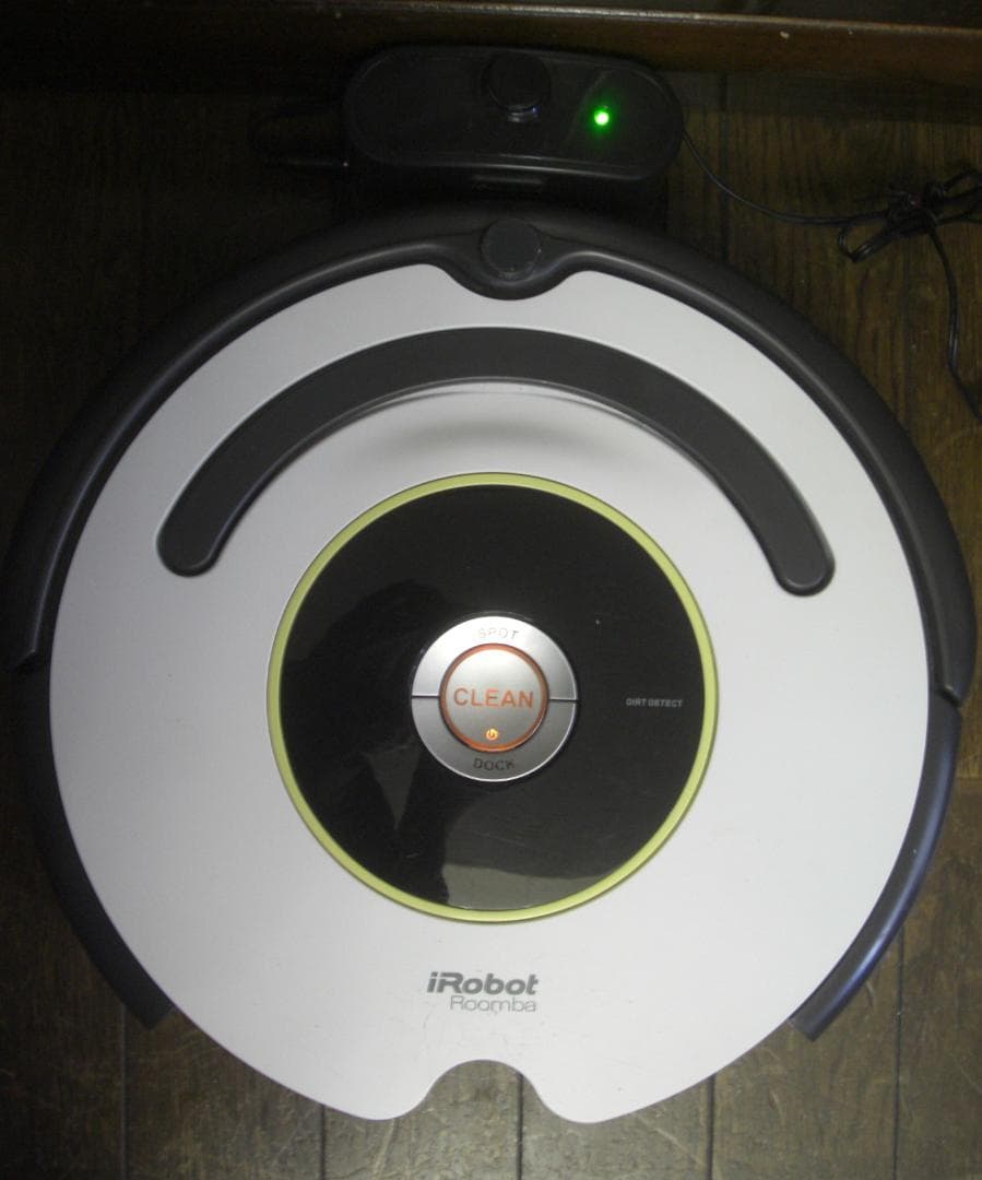 IROBOT ROOMBAクリーナ中古完動品バッテリー新品付/R050326