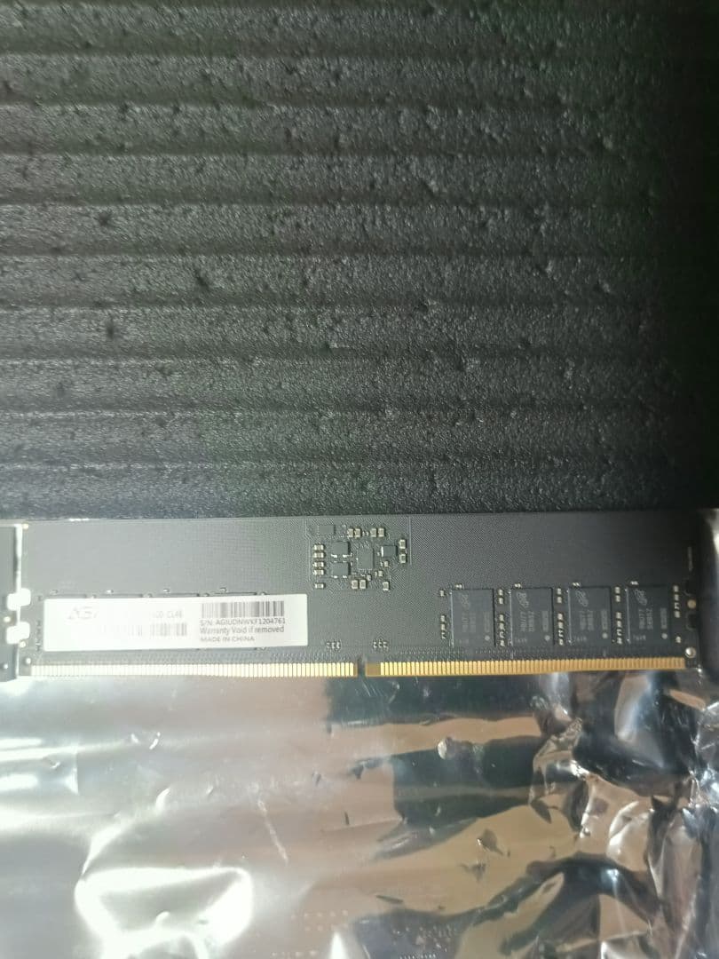 ddr5 メモリ 2×16gb計32gb agi56do16ud238