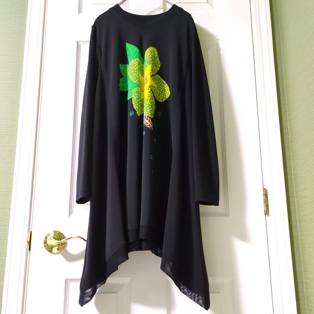 【専用】◎未使用　TOKUKO 1er VOL　チュニック　お花　Ａライン