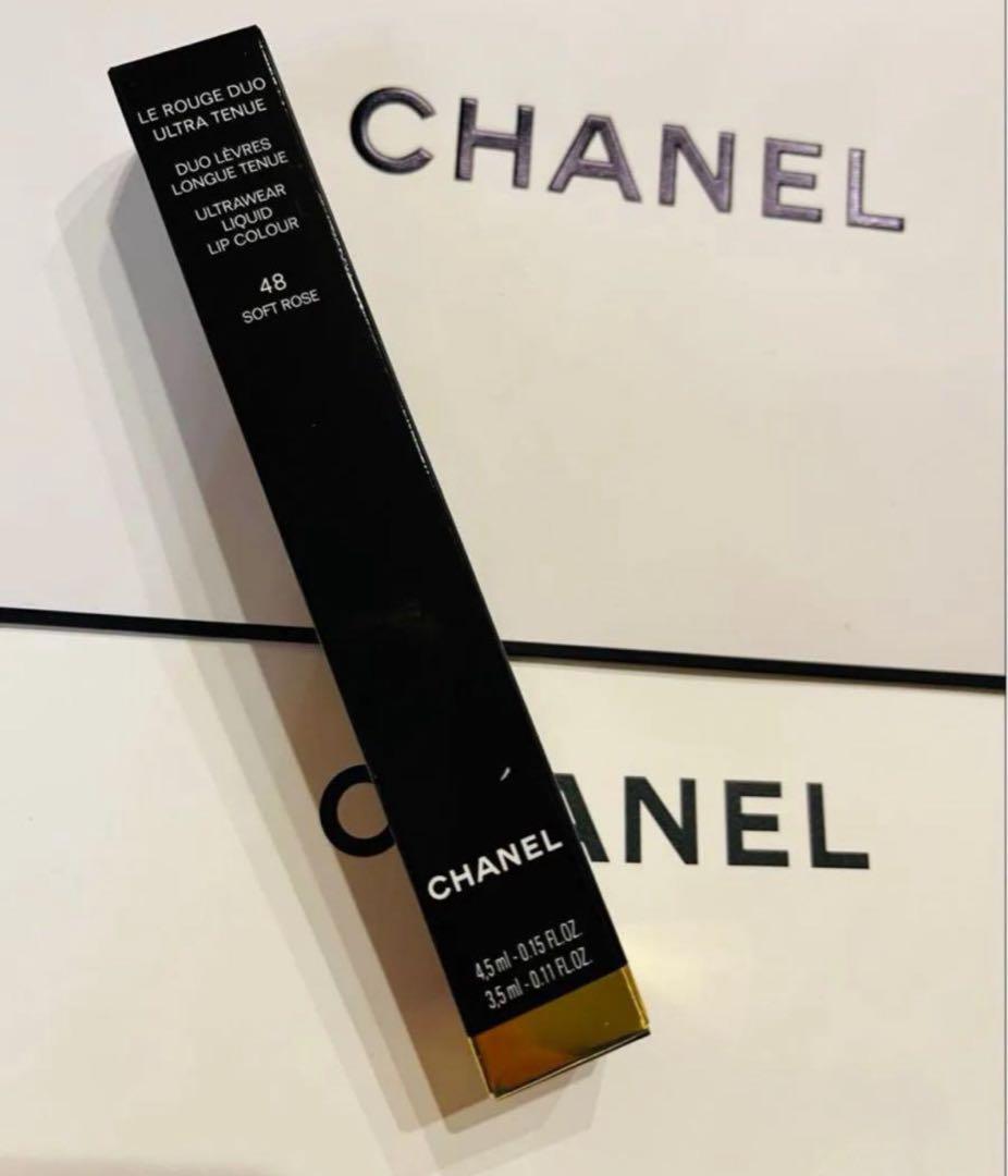 シャネルル ルージュデュオ ウルトラ トゥニュー 48 ソフトローズ　新品未使用