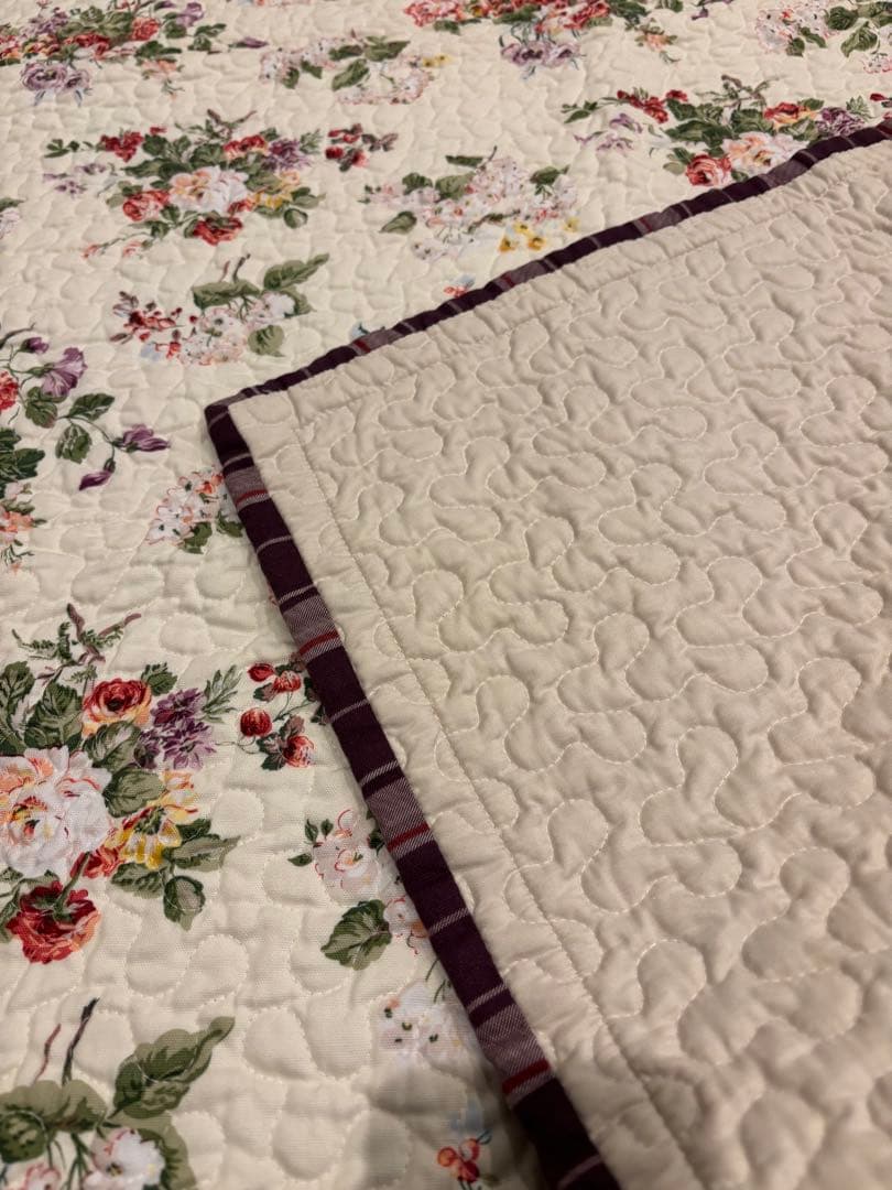 ローラアシュレイ　キルトラグ　ヘッドスカーブス