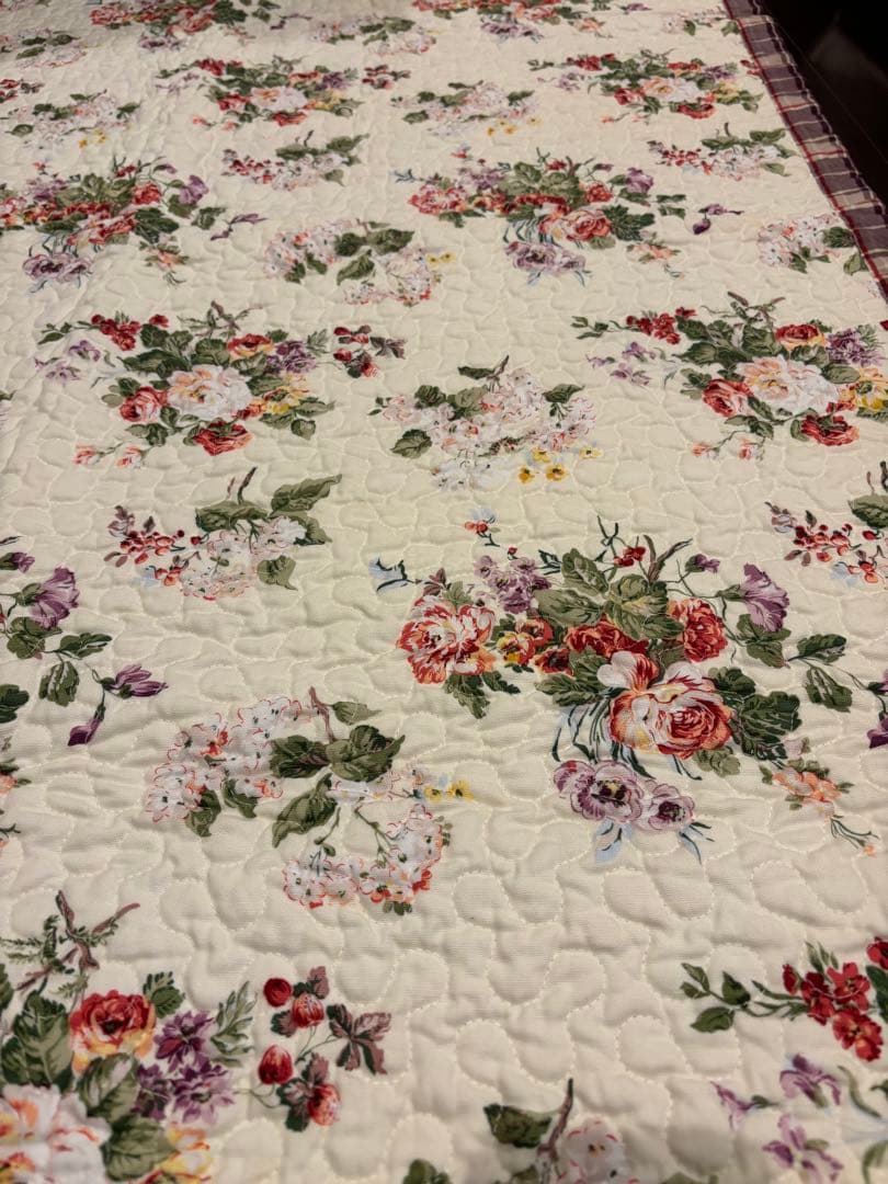 ローラアシュレイ　キルトラグ　ヘッドスカーブス