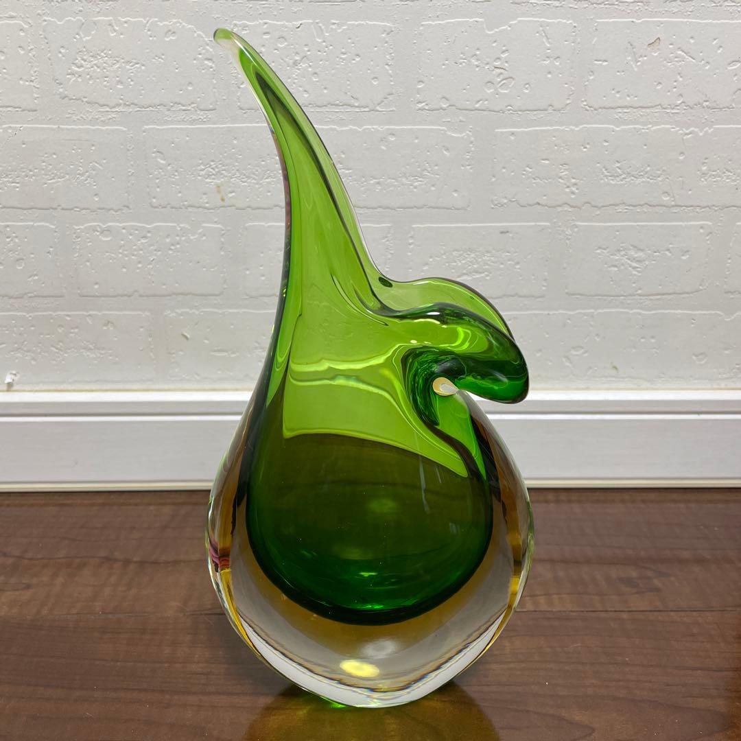 ムラノガラス murano ヴィンテージ 花瓶