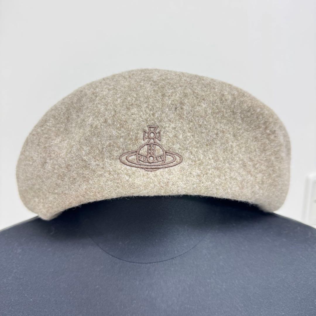 vivienne westwood ベレー帽 モカブラウン