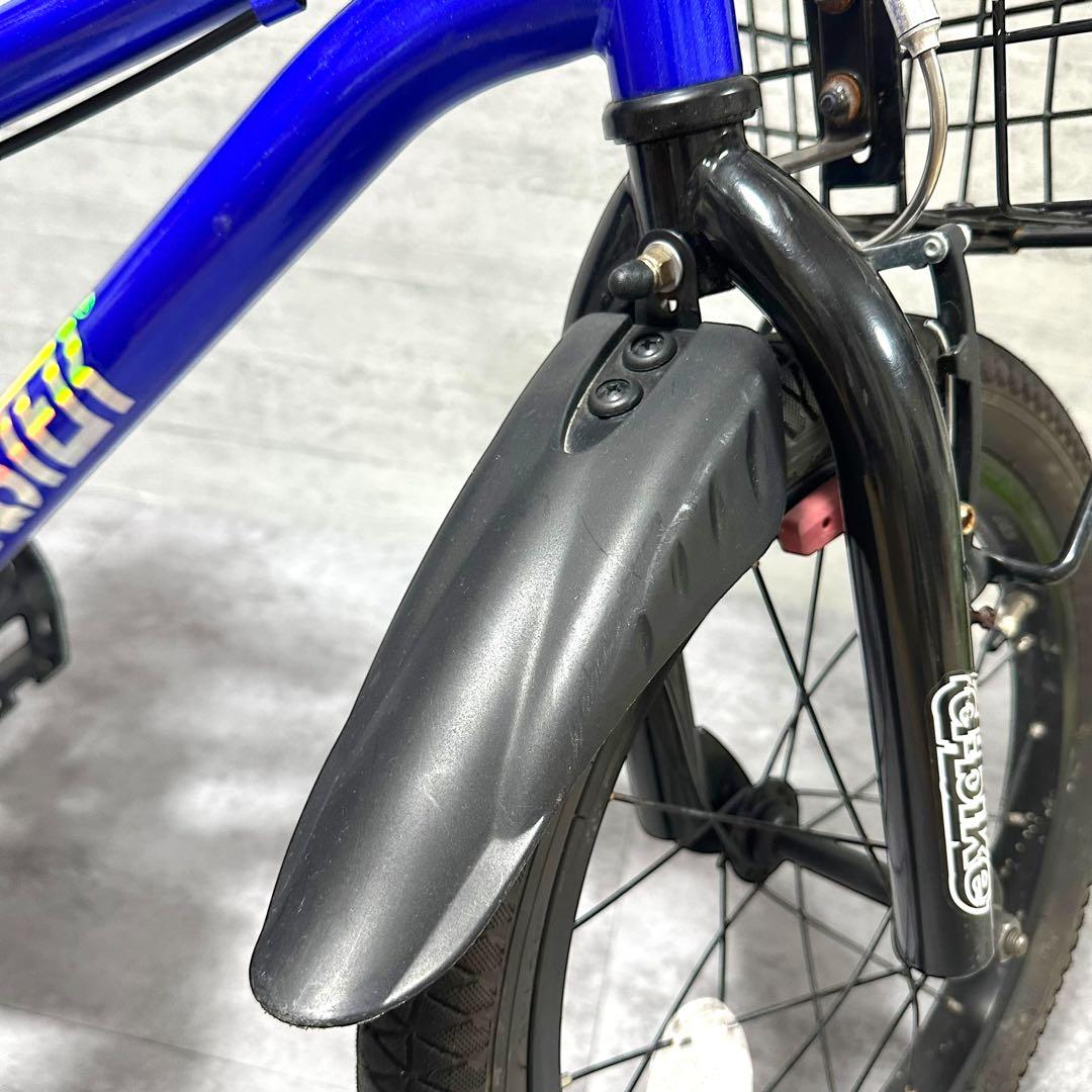 d-bike MASTER+ 16インチ 青 ブルー ジュニアバイク カゴ付き