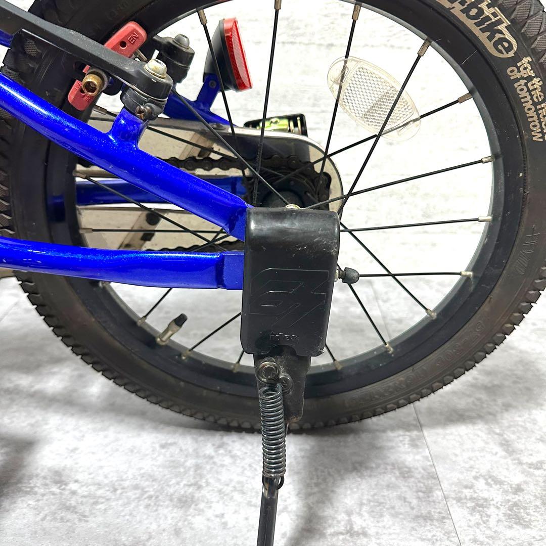 d-bike MASTER+ 16インチ 青 ブルー ジュニアバイク カゴ付き