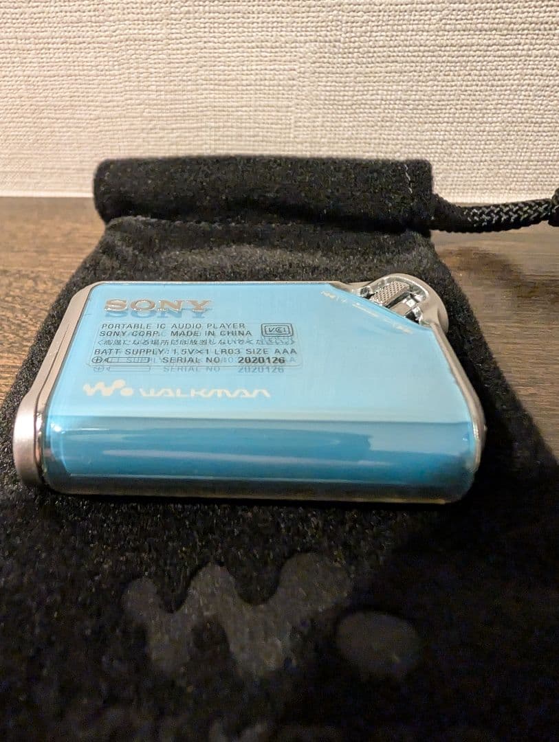 美品 付属品付 SONY ネットワーク ウォークマン NW-E75 ブルー