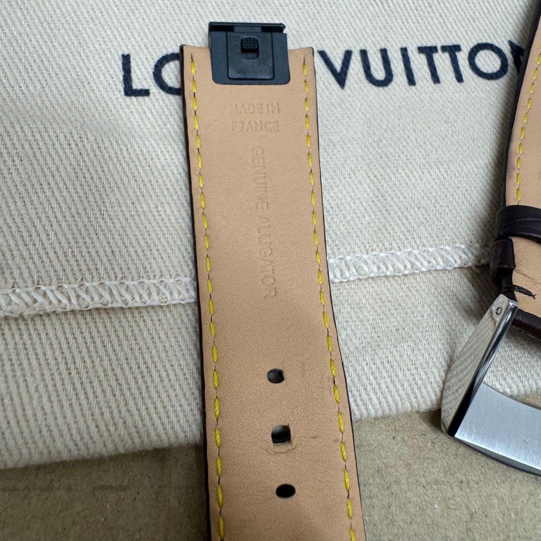 【美品】ルイヴィトン　タンブール　アリゲーター　革ベルト