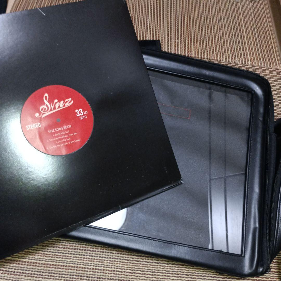 Sinz レコードバッグ 33rpm用 diskunion　黒ブラック　完売品