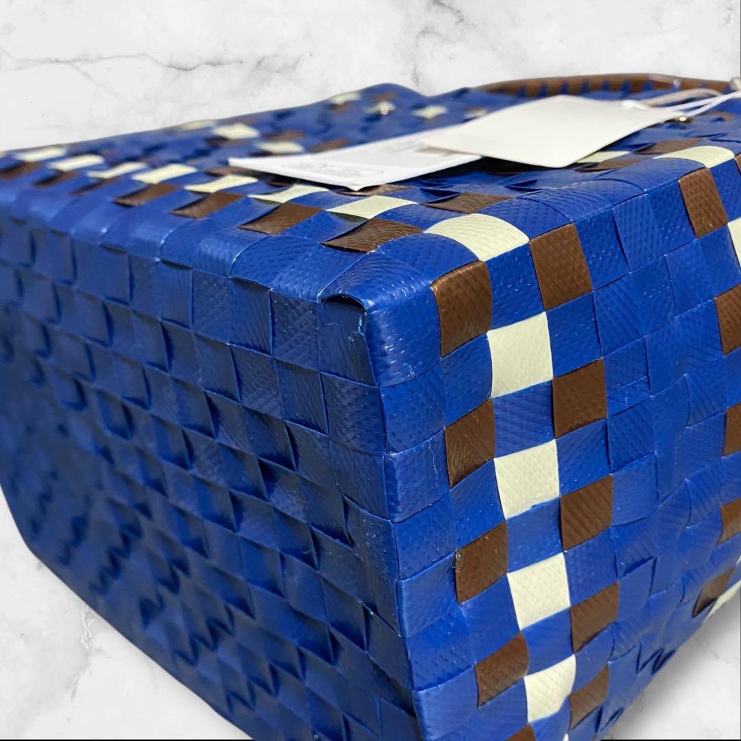 MARNI マルニ マルニマーケット ミニバスケット カバン ブルー