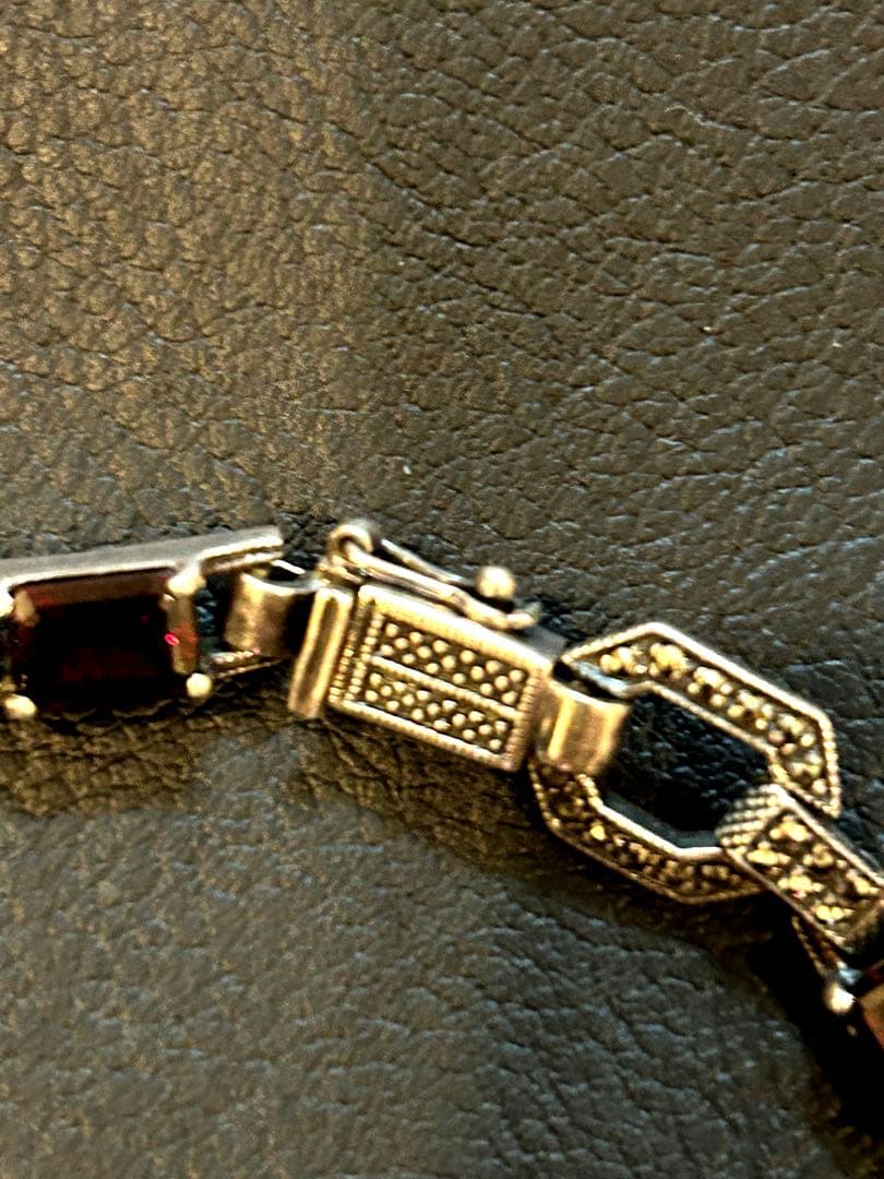 ビンテージ【Silver925】 ネックレス マーカサイト51.5g