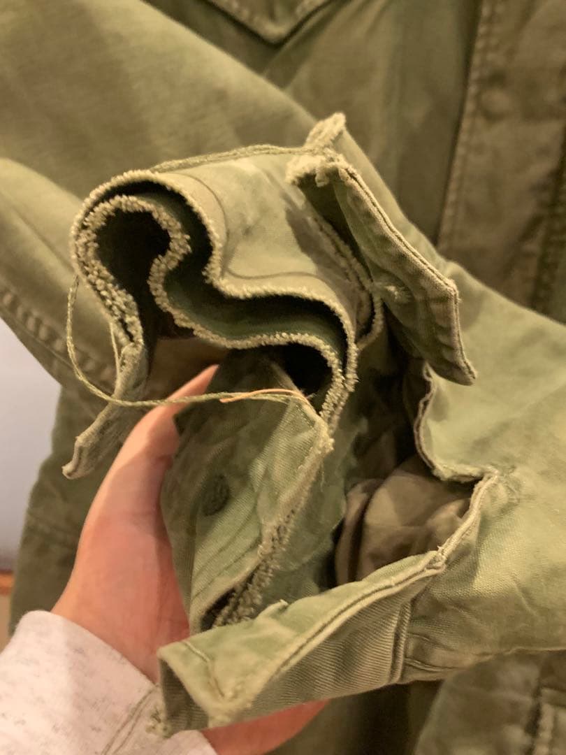 60s 70s 実在MCミリタリー ジャケット M-51 モーターサイクルクラブ