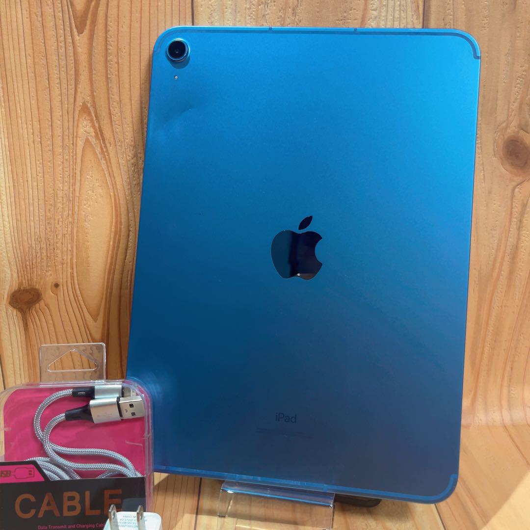 訳あり SIMフリー 本体 iPad第10世代 256 GB 055 ブルー