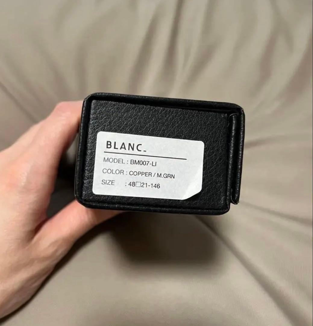 BLANC.. BM007-LI COPPER/M.GRN サングラス