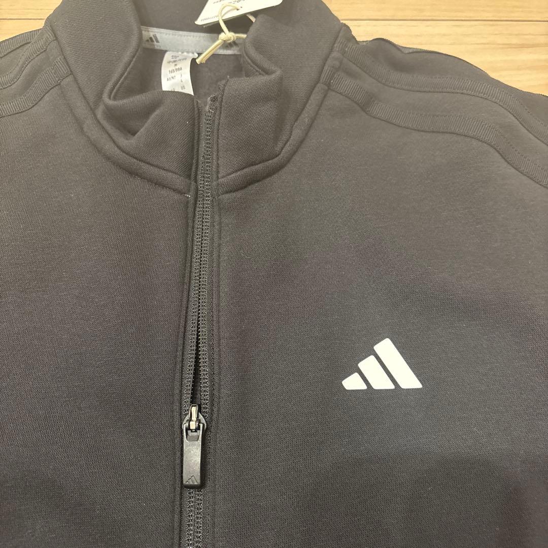 新品タグ付アディダス セットアップ トラックジャケット＆スコート 黒 L