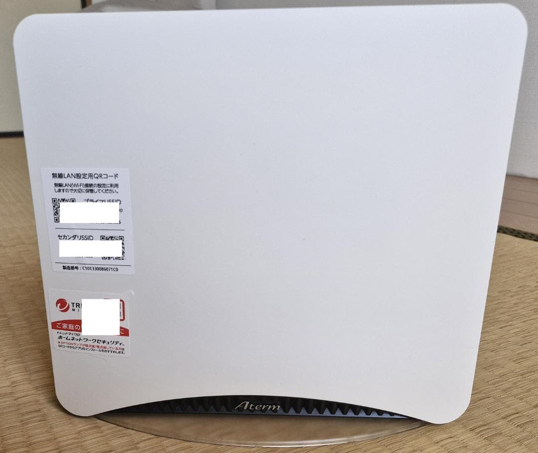 ルーター・ネットワーク機器 NEC Aterm WX11000T12