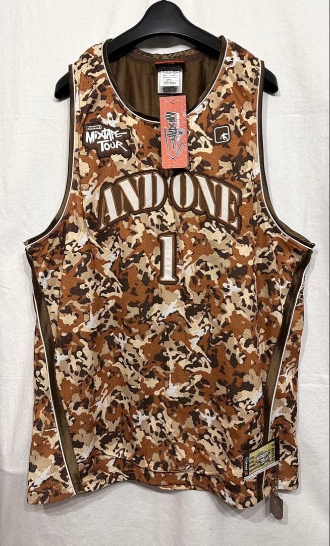 AND1 MIXTAPEソルジャーアーミー迷彩ユニフォームアンドワンホットソース