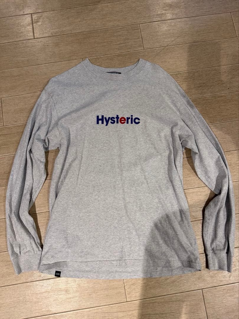 Hysteric グレー ロングスリーブ トレーナー