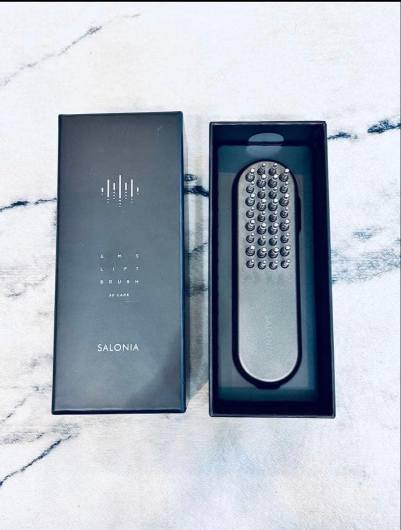 サロニア SALONIA EMSリフトブラシ 3Dケア　電気ブラシ　美顔器